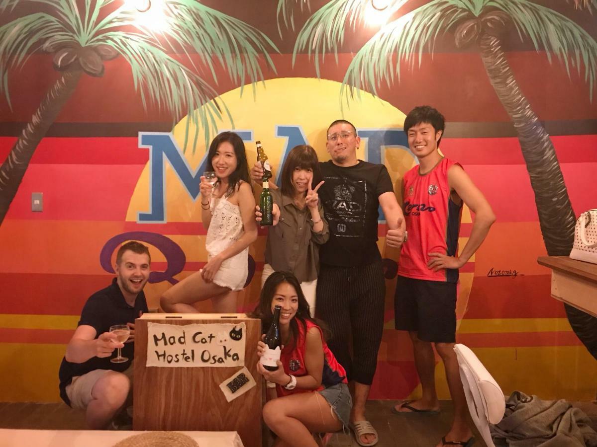 Mad Cat Hostel Osaka & Bar Εξωτερικό φωτογραφία